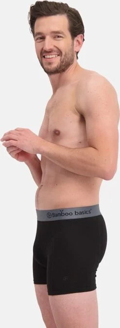 Bamboo Basics - Boxershorts Levi (7-pack) Heren - Zwart Met Grijs - L -LingaDore Ondergoed Winkle 441x1200