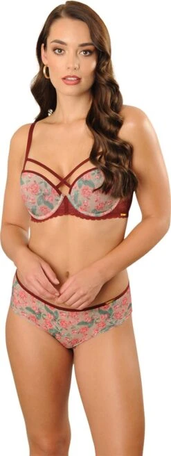 SAPPH - Fabulous Flower Short - Maat S - Blauw Bloemenprint - Dames -LingaDore Ondergoed Winkle 452x1200 1