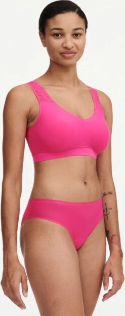 Chantelle SoftStretch Padded Top Lace - XS/S - Fuschia Purple -LingaDore Ondergoed Winkle 478x1200 1