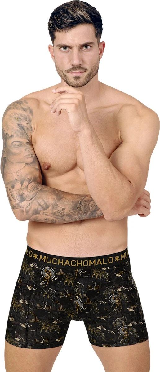 Muchachomalo-10-pack Onderbroeken Voor Mannen-Elastisch Katoen-Boxershorts - Maat XXL 5 Muchachomalo-10-pack Onderbroeken Voor Mannen-Elastisch Katoen-Boxershorts - Maat XXL - Afbeelding 3