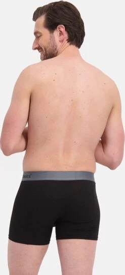 Bamboo Basics - Boxershorts Levi (7-pack) Heren - Zwart Met Grijs - L -LingaDore Ondergoed Winkle 548x1200