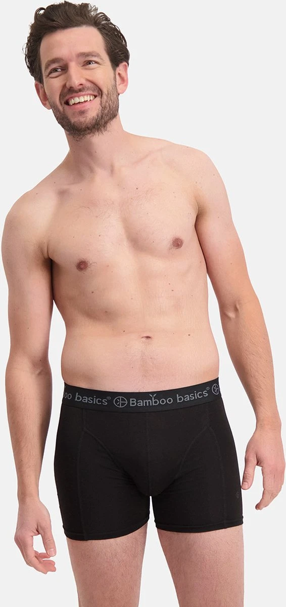 Bamboo Basics - Boxershorts Rico (3-pack) Heren - Zwart - L 4 Bamboo Basics - Boxershorts Rico (3-pack) Heren - Zwart - L - Afbeelding 2