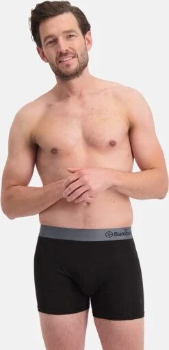 Bamboo Basics - Boxershorts Levi (7-pack) Heren - Zwart Met Grijs - L -LingaDore Ondergoed Winkle 581x1200
