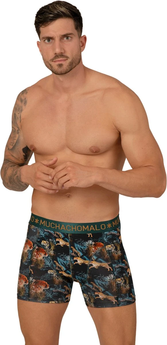 Muchachomalo-12-pack Onderbroeken Voor Mannen-Elastisch Katoen-Boxershorts - Maat L 11 Muchachomalo-12-pack Onderbroeken Voor Mannen-Elastisch Katoen-Boxershorts - Maat L - Afbeelding 9