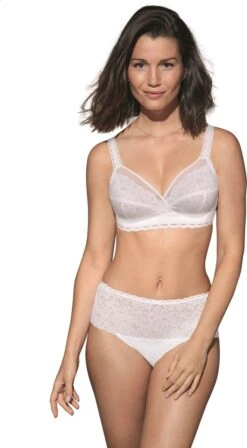 Playtex Classic Lace Support Recycled Dames Beha - Wit - Maat E90 -LingaDore Ondergoed Winkle 661x1200 4