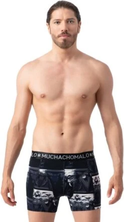 Muchachomalo-3-pack Onderbroeken Voor Mannen-Elastisch Katoen-Boxershorts - Maat XL -LingaDore Ondergoed Winkle 669x1200 3