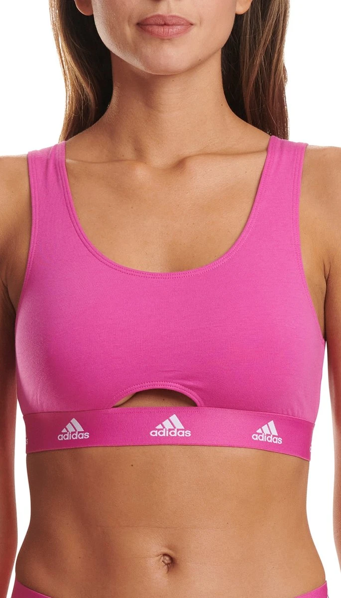 Adidas Sport SCOOP BRALETTE Dames Beha - Maat M 8 Adidas Sport SCOOP BRALETTE Dames Beha - Maat M - Afbeelding 6