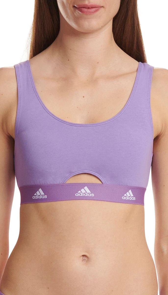 Adidas Sport SCOOP BRALETTE Dames Beha - Maat XS 7 Adidas Sport SCOOP BRALETTE Dames Beha - Maat XS - Afbeelding 5