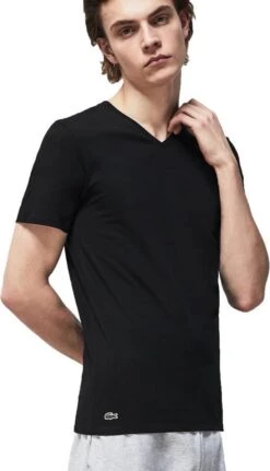 Lacoste Heren 3-pack Ondershirt - Black - Maat L -LingaDore Ondergoed Winkle 688x1200