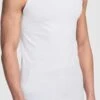 Merkloos Onderhemden - Hemden Heren - Onderhemd Heren - Wit - 100% Katoen - Tanktop Heren - Mouwloos - Heren Ondergoed - Ronde Hals - Ondergoed Heren -LingaDore Ondergoed Winkle 696x1200 2
