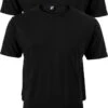 Alan Red - Derby O-Hals T-Shirt Black (2Pack) - Maat L - Regular-fit
