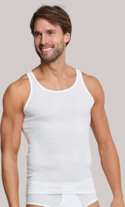 Schiesser Schieser Cotton Essentials Heren Onderhemd - Wit - Maat L -LingaDore Ondergoed Winkle 724x1200 4