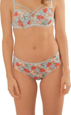 SAPPH - Fabulous Flower Short - Maat S - Blauw Bloemenprint - Dames -LingaDore Ondergoed Winkle 737x1200