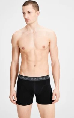 JACK&JONES JACWAISTBAND TRUNKS 3 PACK NOOS Heren Onderbroek - Maat L -LingaDore Ondergoed Winkle 752x1200