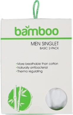 Apollo® Apollo Heren Hemden Bamboo | MAAT L | 2-pack | Wit -LingaDore Ondergoed Winkle 765x1200