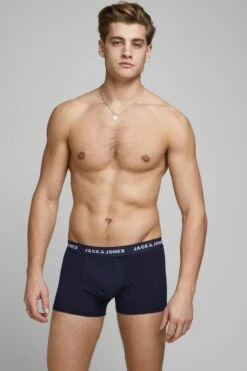 JACK&JONES JACBASIC PLAIN TRUNKS 5 PACK Heren Onderbroek - Maat L -LingaDore Ondergoed Winkle 799x1200 13