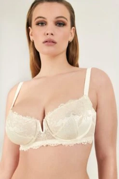 Promise - Perla Niet Voorgevormde BH - Maat 85D - Beige - Met Beugel - Dames -LingaDore Ondergoed Winkle 800x1200 103