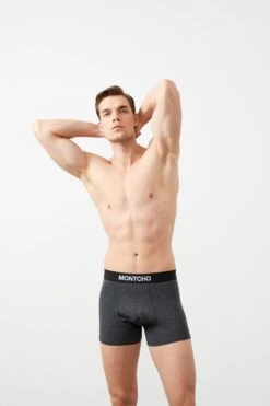 MONTCHO - Boxershort Heren - 8 Pack (4 Zwart - 4 Donkergrijs) - Maat: 2XL -LingaDore Ondergoed Winkle 800x1200 212