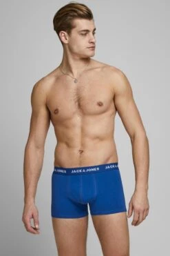 JACK&JONES JACBASIC PLAIN TRUNKS 5 PACK Heren Onderbroek - Maat XL -LingaDore Ondergoed Winkle 800x1200 223