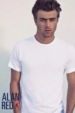 Alan Red - Derby O-Hals T-Shirt Black (2Pack) - Maat L - Regular-fit -LingaDore Ondergoed Winkle 800x1200 249