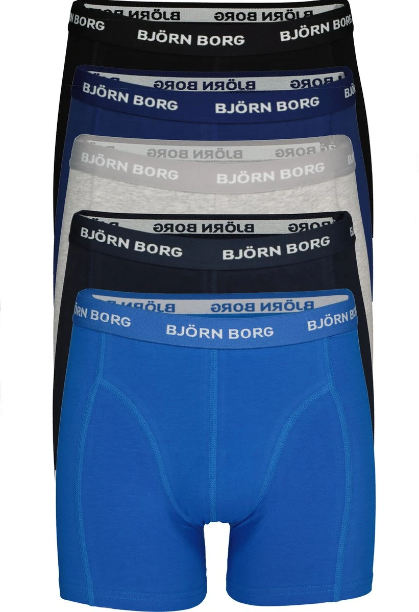 Bjorn Borg Onderbroek - 5P - Mannen - Zwart/grijs/blauw - Maat S 14 Bjorn Borg Onderbroek - 5P - Mannen - Zwart/grijs/blauw - Maat S - Afbeelding 12