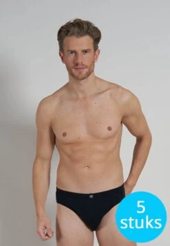 CECEBA Challenger 5-pack Heren Slip - Zwart - Maat 3XL