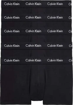 Calvin Klein Low Rise Trunks (5-pack) - Lage Korte Boxers - Zwart Met Zwarte Tailleband - Maat: L 9 Calvin Klein Low Rise Trunks (5-pack) - Lage Korte Boxers - Zwart Met Zwarte Tailleband - Maat: L -LingaDore Ondergoed Winkle 838x1200 5