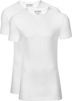 Slater 6500 - Stretch 2-pack T-shirt Ronde Hals Korte Mouw Wit L 95% Organisch Katoen 5% Elastan 29 Slater 6500 - Stretch 2-pack T-shirt Ronde Hals Korte Mouw Wit L 95% Organisch Katoen 5% Elastan -LingaDore Ondergoed Winkle 857x1200 5