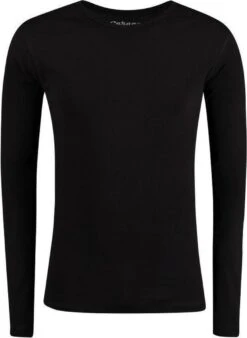 Garage 303 - Semi Bodyfit T-shirt Ronde Hals Lange Mouw Zwart L 100% Katoen 1x1 Rib -LingaDore Ondergoed Winkle 877x1200 1