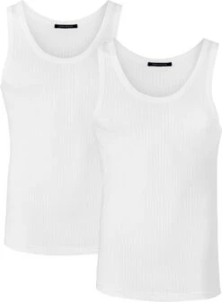 Schiesser Schieser Authentic 2P Heren Onderhemd - Wit - Maat XL -LingaDore Ondergoed Winkle 881x1200