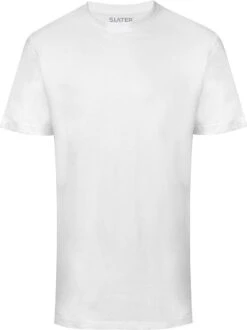Slater 2500 - BASIC 2-pack T-shirt Ronde Hals Korte Mouw Wit XL 100% Katoen -LingaDore Ondergoed Winkle 897x1200 5