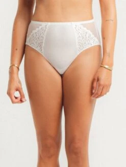 Louisa Bracq Electric Waves Tailleslip Wit 44 -LingaDore Ondergoed Winkle 900x1200 17