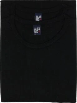 Alan Red - Derby O-Hals T-Shirt Black (2Pack) - Maat L - Regular-fit -LingaDore Ondergoed Winkle 901x1200 3