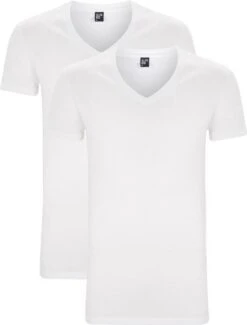 Alan Red - Dean V-Hals T-Shirt Wit (2Pack) - Maat M - Slim-fit 29 Alan Red - Dean V-Hals T-Shirt Wit (2Pack) - Maat M - Slim-fit -LingaDore Ondergoed Winkle 911x1200 1