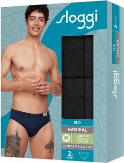 Sloggi Sloggi Men GO Natural Brief C2P Heren Onderbroek - Maat M -LingaDore Ondergoed Winkle 916x1200 11