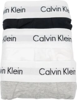 Calvin Klein Cotton Stretch Boxer Brief (3-pack) - Heren Boxers Extra Lang - Zwart - Wit En Grijs - Maat: L -LingaDore Ondergoed Winkle 918x1200