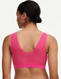 Chantelle SoftStretch Padded Top Lace - XS/S - Fuschia Purple -LingaDore Ondergoed Winkle 924x1200 1