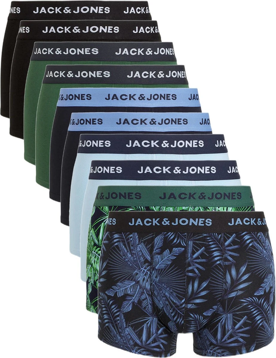 JACK&JONES JACMARC TRUNKS 10 PACK Heren Onderbroek - Maat XL 17 JACK&JONES JACMARC TRUNKS 10 PACK Heren Onderbroek - Maat XL - Afbeelding 15