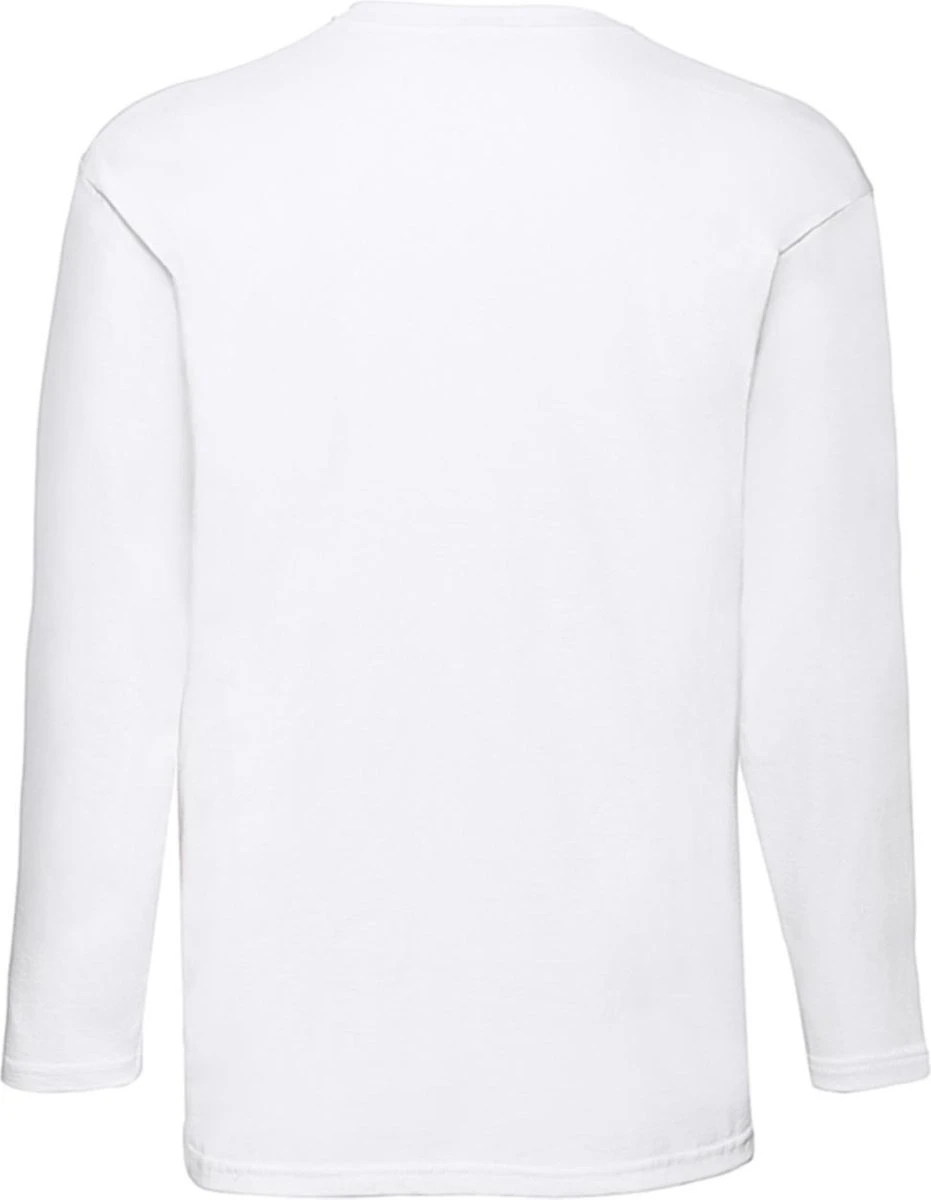 2 Pack Fruit Of The Loom Value Weight Longsleeve T-shirt Wit Maat L 5 2 Pack Fruit Of The Loom Value Weight Longsleeve T-shirt Wit Maat L - Afbeelding 3