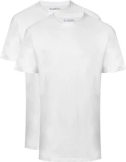 Slater 2500 - BASIC 2-pack T-shirt Ronde Hals Korte Mouw Wit XL 100% Katoen -LingaDore Ondergoed Winkle 937x1200 1