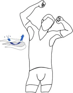 ConfidenceForAll® Heren Premium Anti Zweet Shirt Met Ingenaaide Okselpads - Zijdezacht Modal En Verkoelend Katoen - Maat L V-hals Wit -LingaDore Ondergoed Winkle 945x1200 12