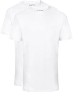 Slater 2500 - BASIC 2-pack T-shirt Ronde Hals Korte Mouw Wit XL 100% Katoen -LingaDore Ondergoed Winkle 950x1200 1