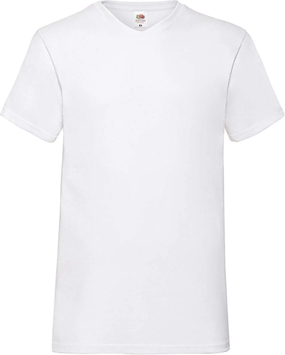 3 Pack Fruit Of The Loom V Hals Maat XL Valueweight Kleur Wit 5 3 Pack Fruit Of The Loom V Hals Maat XL Valueweight Kleur Wit - Afbeelding 4
