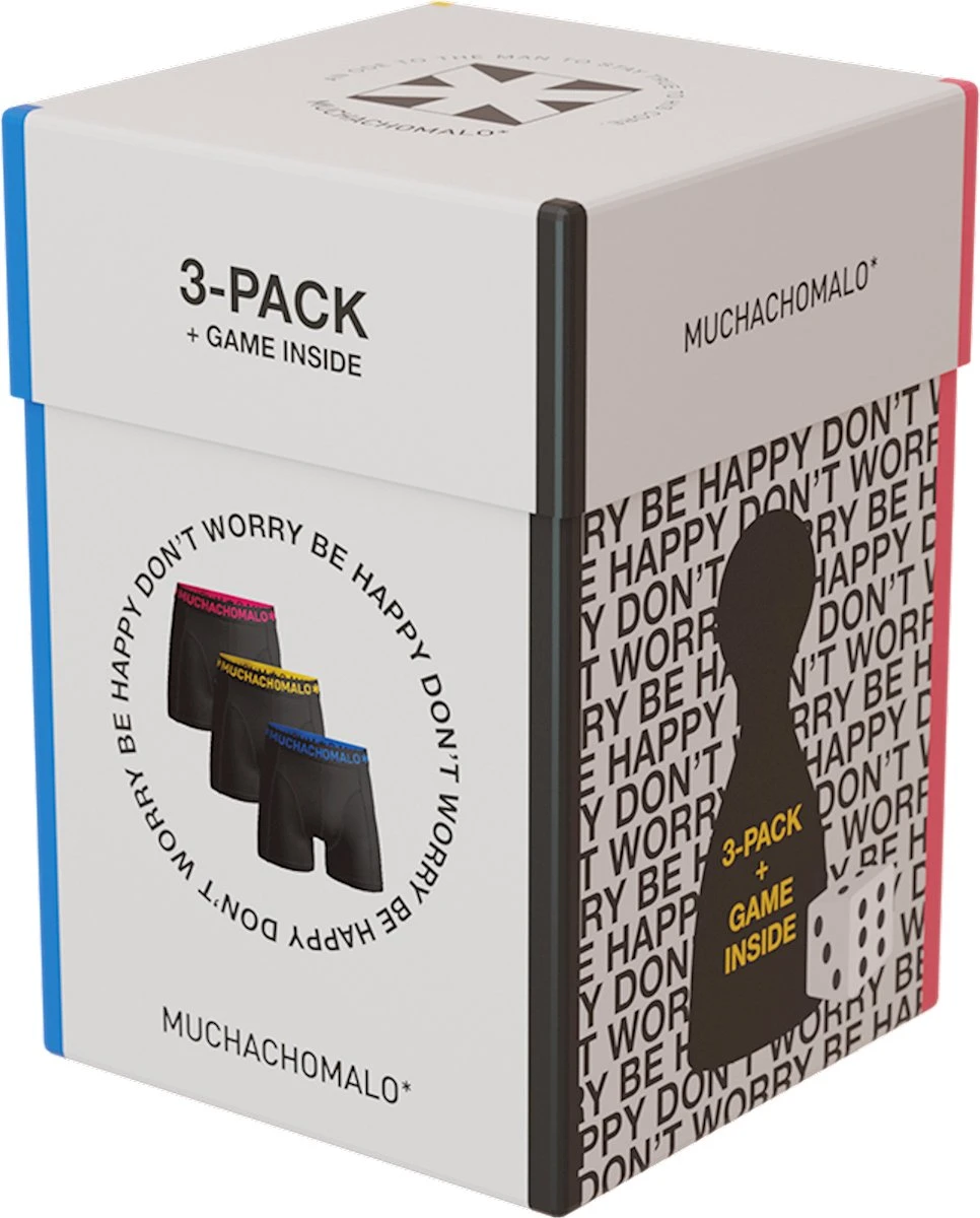 Muchachomalo-3-pack Onderbroeken Voor Mannen-Elastisch Katoen-Boxershorts - Maat L 4 Muchachomalo-3-pack Onderbroeken Voor Mannen-Elastisch Katoen-Boxershorts - Maat L - Afbeelding 2