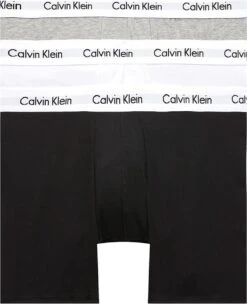 Calvin Klein Cotton Stretch Boxer Brief (3-pack) - Heren Boxers Extra Lang - Zwart - Wit En Grijs - Maat: L -LingaDore Ondergoed Winkle 976x1200