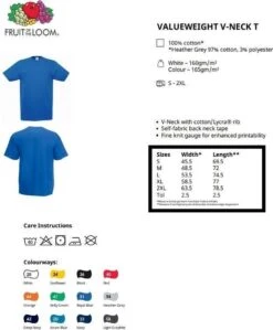 5 Pack Witte Shirts Fruit Of The Loom V-hals Maat M -LingaDore Ondergoed Winkle 990x1200 1