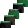 Björn Borg Boxershort Cotton Stretch- Onderbroeken - Boxer - 5 Stuks - Heren - Maat XL - Groen/Zwart -LingaDore Ondergoed Winkle 992x1200 16